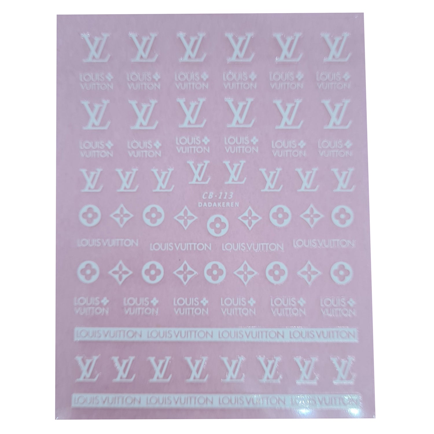 Louis Vuitton nail stickers