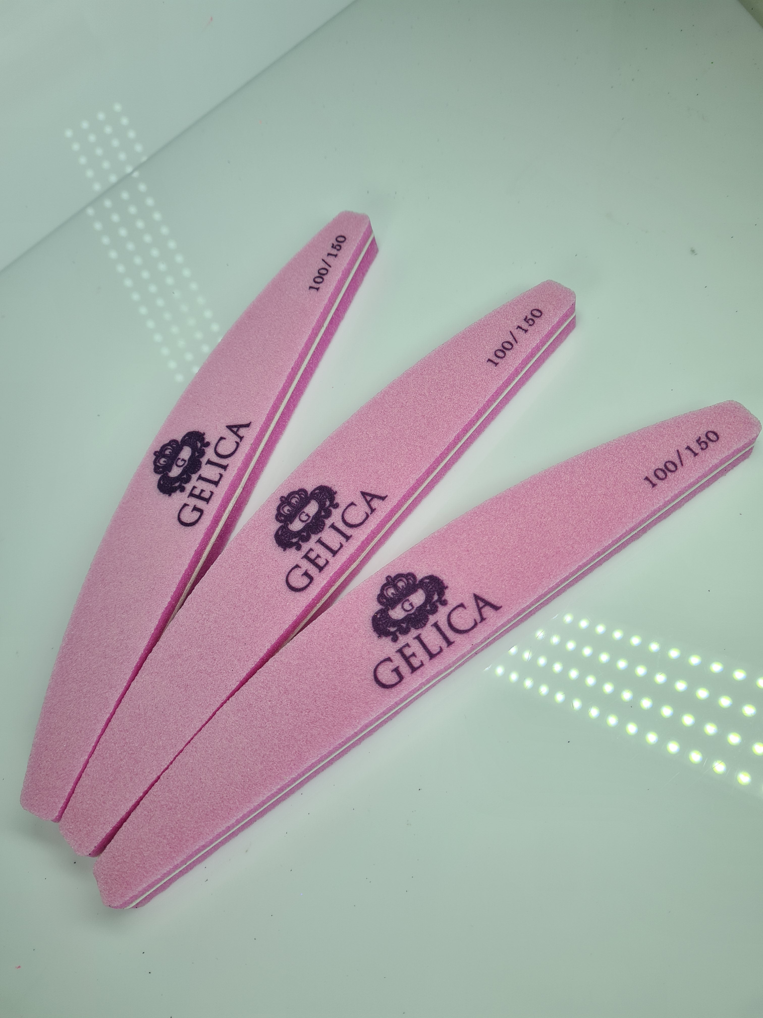 Half Moon Pink 100/150 Buffer