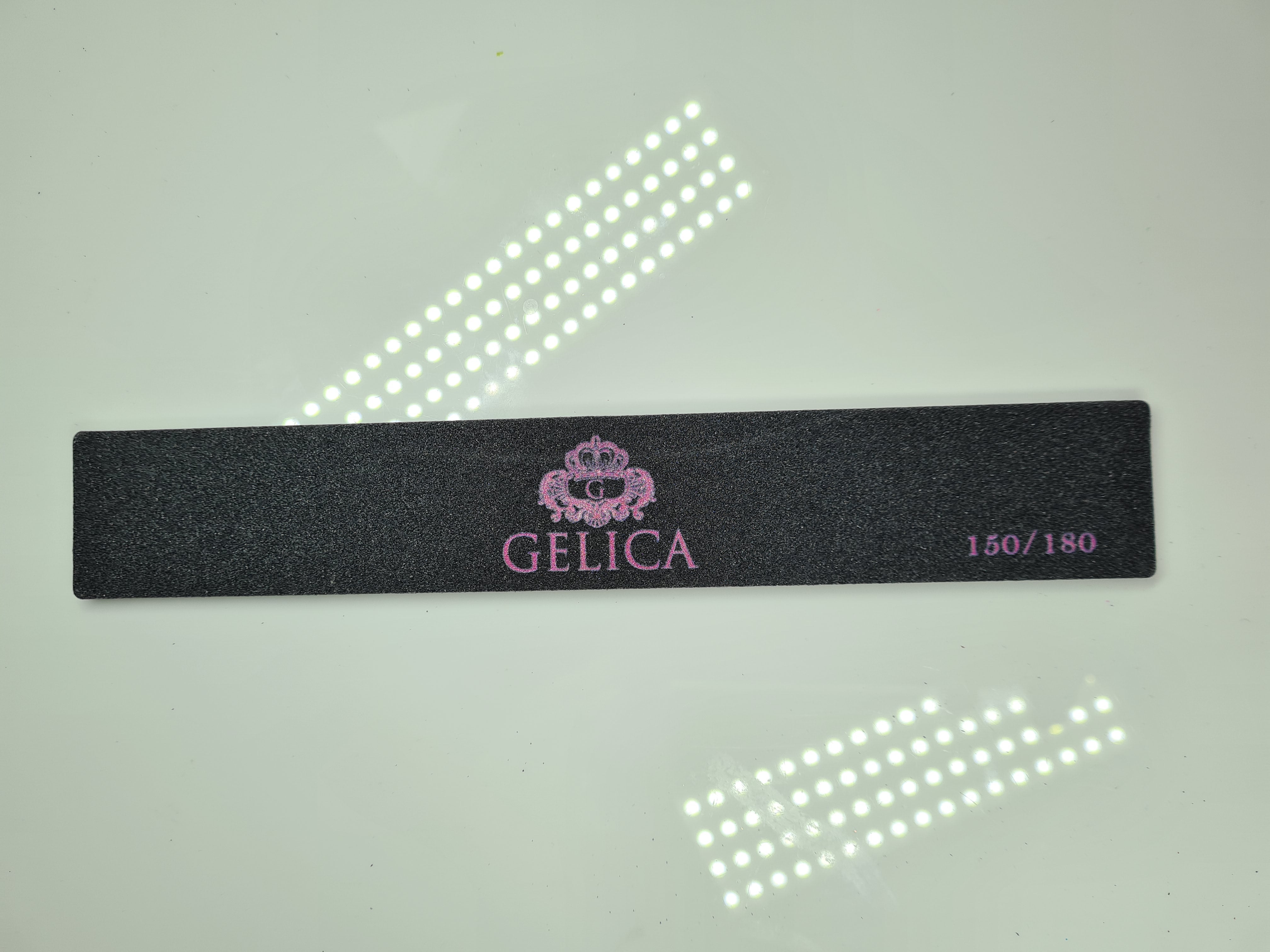 Metal Stainless Steel Hygienic Disposable Half Moon Nail File Grit