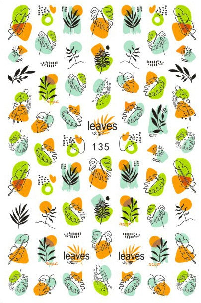 Leaf Stickers (various options)