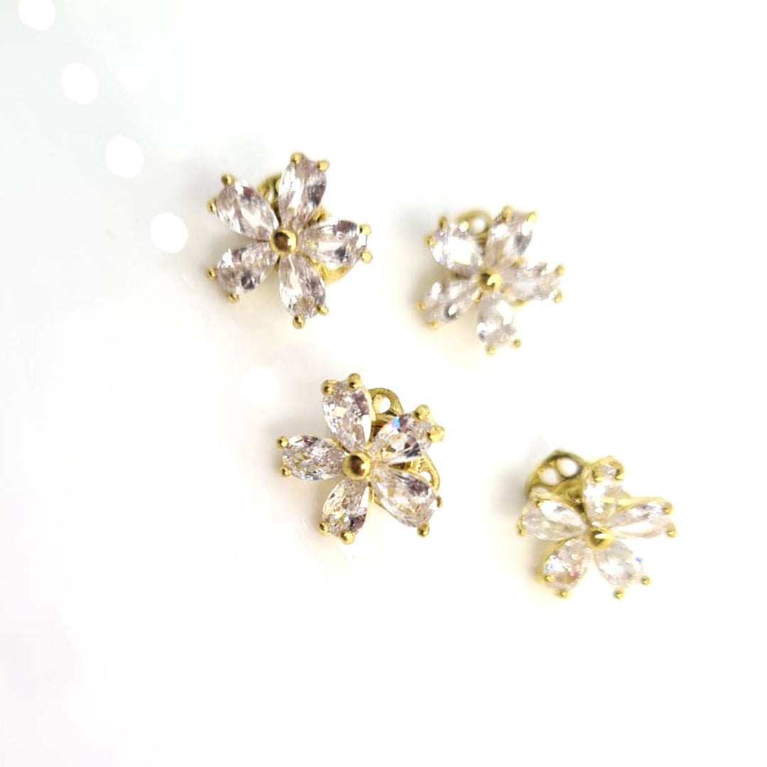 Rotating Flower Gems (Pack of 4)
