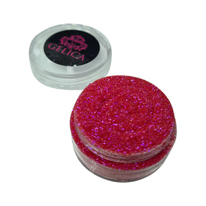 Raspberry Glow Fine Nail Glitter