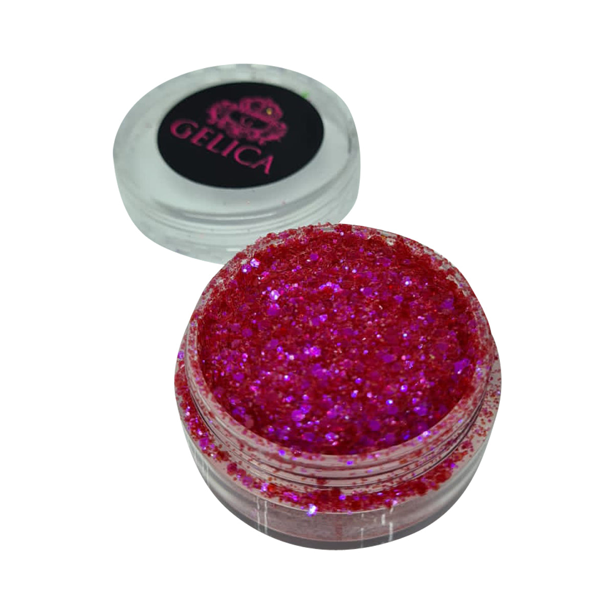 Raspberry Glow Multi Nail Glitter