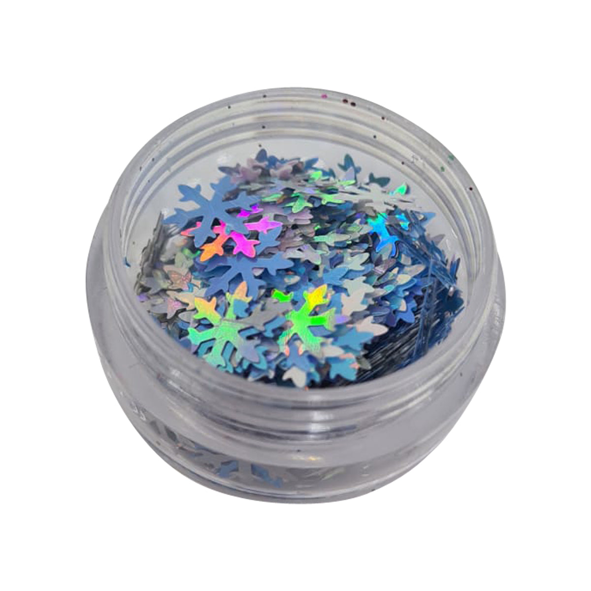 Blue Holo Snowflake Nail Glitter