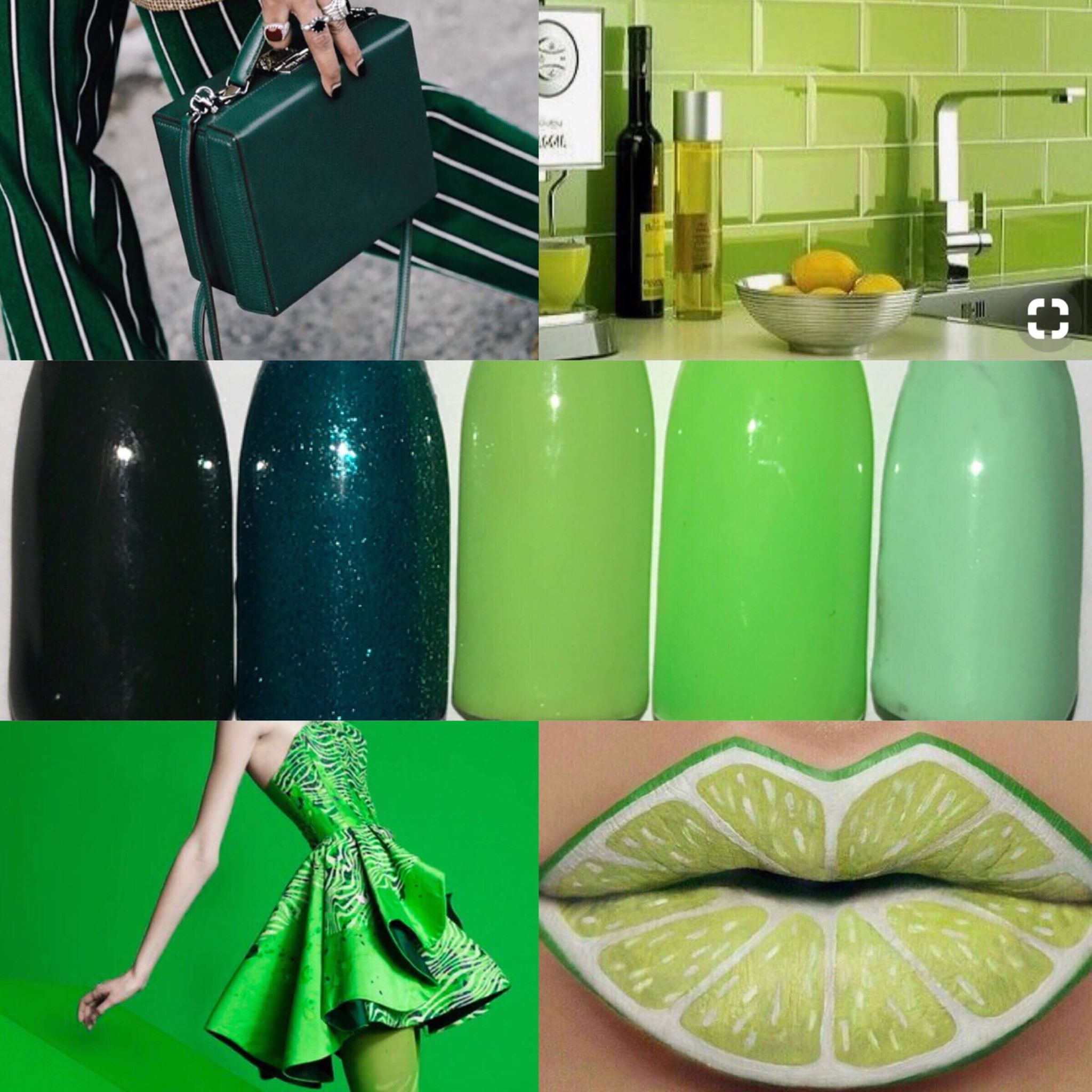 Gorgeous Greens Gel Polish Colour Collection