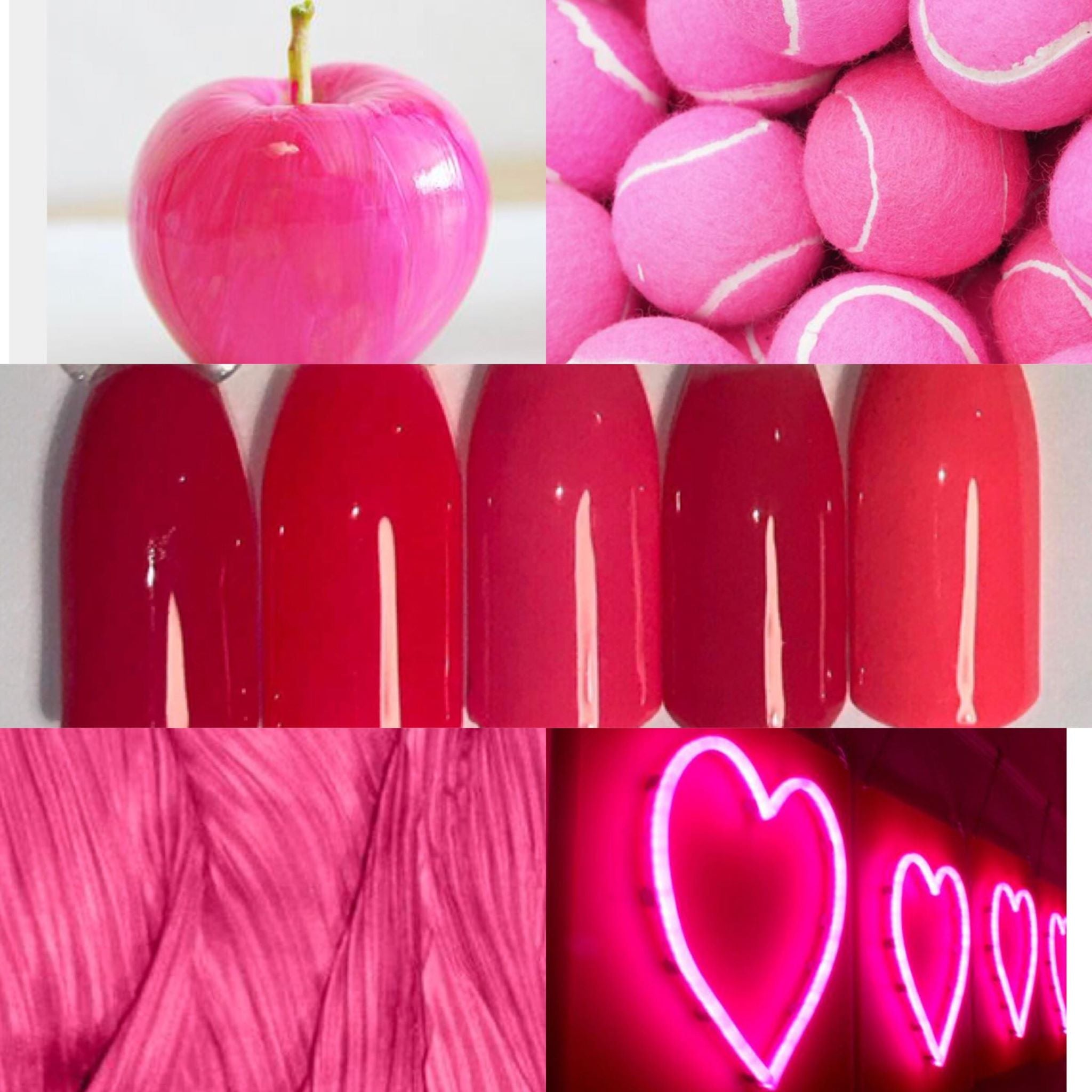 Popping Pinks Gel Polish Colour Collection