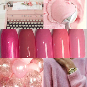 Perfect Pinks Gel Polish Colour Collection
